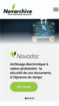 Mobile Screenshot of novarchive.fr